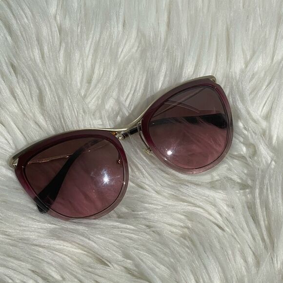 Miu Miu SMU51P Gold & Purple Gradient Cat Eye Sunglasses